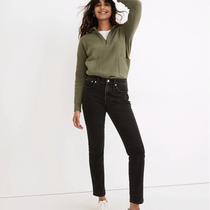 Madewell Tomboy Straight Jeans in Lunar Wash, Size 25‎